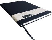 Büngers Notebook Creartive grå A4 Olinjerad 120gsm