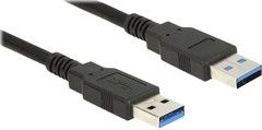 De-lock Delock Cable USB 3.0 Type-A male > USB 3.0 Type-A male 2.0 m black