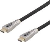 DELTACO PRIME aktiv HDMI-kabel, 10m, brodert, HDMI høyhastighets med Et