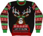 Nordichome LED Christmas Sweater, Battery, Large