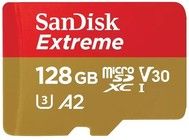 Sandisk Extreme  MicroSD 128GB SD-Adapter, 1 Y RescuePro Deluxe, 190MB/90MB/s
