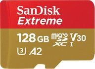 MicroSDXC Extreme 128GB 190MB/s A2 C10 V30 UHS-I U3